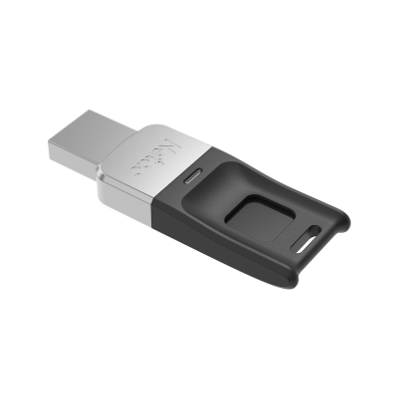 Netac USB Flash Drive US1  64GB Fingerprint Encryption, Fingerprint Lock Design, Unlock Instantly With A Touch